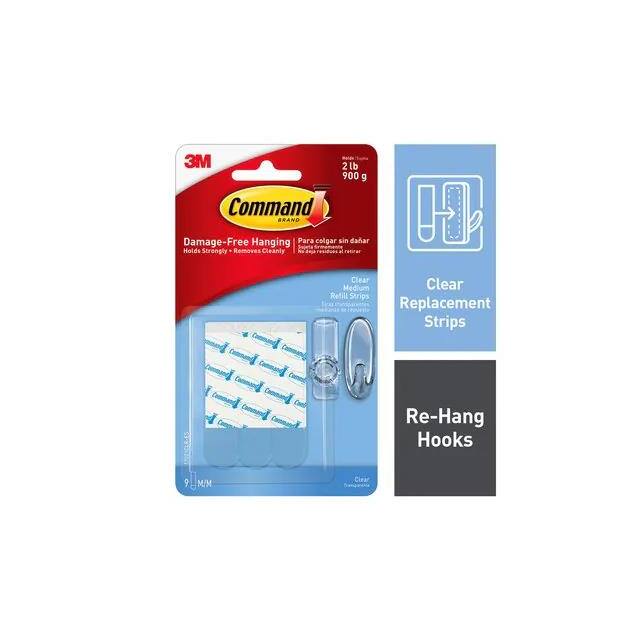 17021CLR-ES 3M  Clips Hangers Hooks